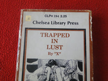 Load image into Gallery viewer, Vintage Adult Paperback Novel/Book Trapped In Lust 1974 ROUGH      X30
