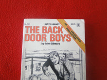 Load image into Gallery viewer, Vintage Adult Paperback Novel/Book The Back Door Boys Eros Goldstripe 1976      X30

