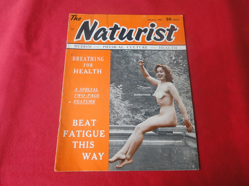 Vintage Nude Erotic Sexy Adult Magazine Nudist The Naturist JB21