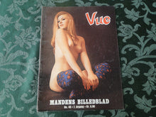 Load image into Gallery viewer, Vintage Nude Erotic Sexy Adult Magazine Vue Danish April 1970          JB13
