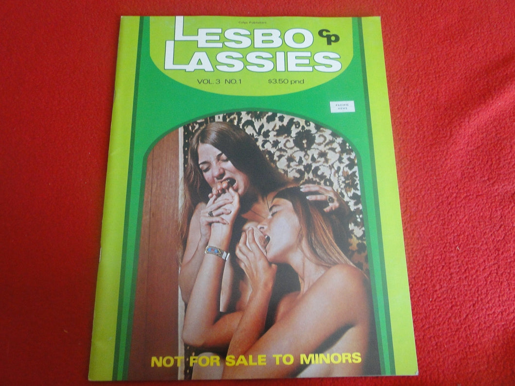 Vintage Nude Erotic Sexy Adult Magazine Lesbo Lassies 1971         P84