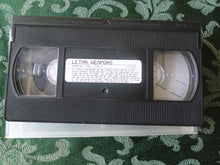 Load image into Gallery viewer, Vintage Adult XXX VHS Porn Tape X-Rated Letha Weapons                X4
