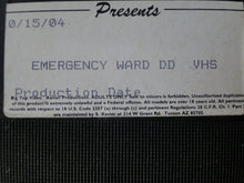 Load image into Gallery viewer, Vintage Adult XXX VHS Porn Tape X-Rated Big Top Video Emergency Ward DD     X4
