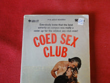 Load image into Gallery viewer, Vintage Erotic Adult Paperback Book/Novel Coed Sex Club       PB4
