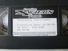 Load image into Gallery viewer, Vintage Adult XXX VHS Porn Tape X-Rated Crazy Sam Xavier Personally Yours Casey   X4
