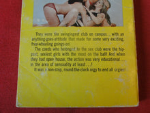 Load image into Gallery viewer, Vintage Erotic Adult Paperback Book/Novel Coed Sex Club       PB4
