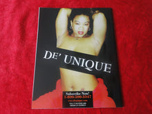 Load image into Gallery viewer, Vintage Nude Erotic Sexy Adult Magazine De' Unique Fall 1996      P52

