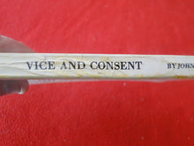 Load image into Gallery viewer, Vintage Adult Paperback Novel/Book Vice &amp; Consent Bee Line 1966          X7
