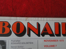 Load image into Gallery viewer, Vintage Nude Erotic Sexy Adult Magazine Debonair November 1978      P52
