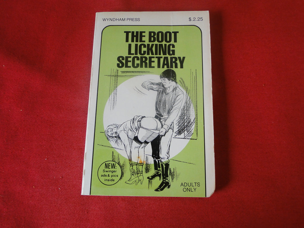 Vintage Erotic Adult Paperback Book/Novel The Boot Licking Secretary      PB4