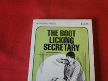 Load image into Gallery viewer, Vintage Erotic Adult Paperback Book/Novel The Boot Licking Secretary      PB4
