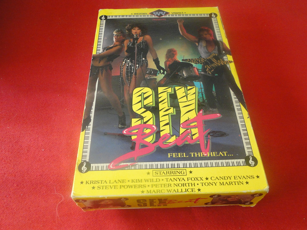 Vintage Adult XXX VHS Porn Tape Video Movie Sex Beat Krista Lane Kim Wild Peter North  P81X