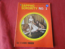 Load image into Gallery viewer, Vintage Nude Erotic Sexy Adult Magazine Sappho Sorority No. 1 1970        P87
