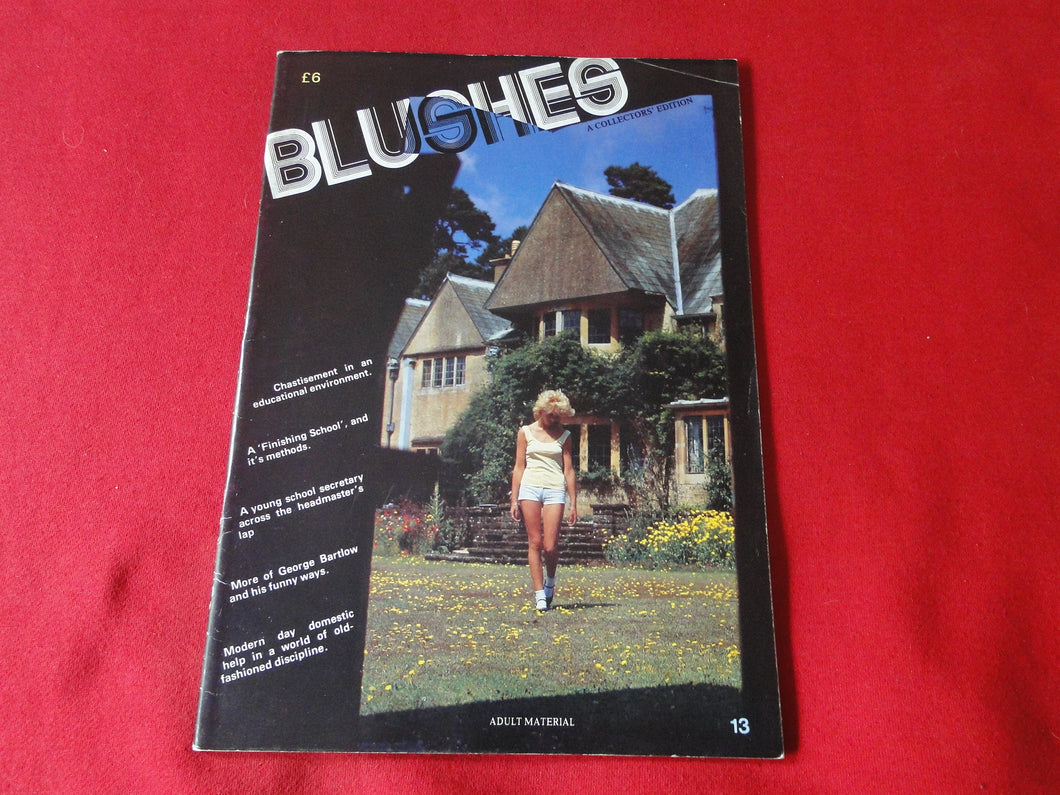 Vintage Nude Erotic Sexy Adult Magazine BDSM Blushes #13             G10