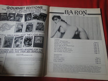 Load image into Gallery viewer, Vintage Nude Erotic Sexy Adult Magazine Baron Premier Issue 1985      JB68

