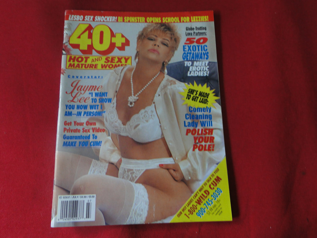 Vintage Nude Erotic Sexy Adult Magazine 40+ July 1995    JB35