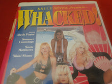 Load image into Gallery viewer, Vintage Adult XXX VHS Porn Tape Video Movie Whacked Alexis Payne Nikki Shane    P81X
