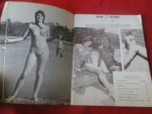 Load image into Gallery viewer, Vintage Nude Erotic Sexy Adult Magazine Sun Strip Nudist 1970          P87
