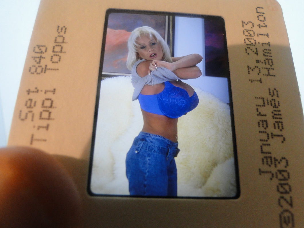 Vintage NUDE Hot Big Tit Tippi Topps Model 35mm Slide/Transparency     T9