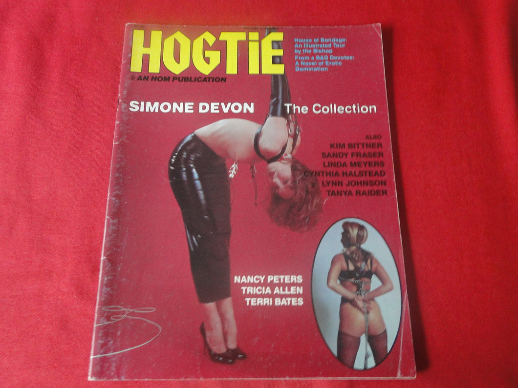Vintage Nude Erotic Sexy Adult Magazine BDSM Hogtie HOM 1985     JB63