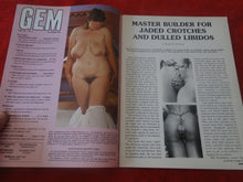 Load image into Gallery viewer, Vintage Nude Erotic Sexy Adult Big Tit Magazine Gem October 1986     G20
