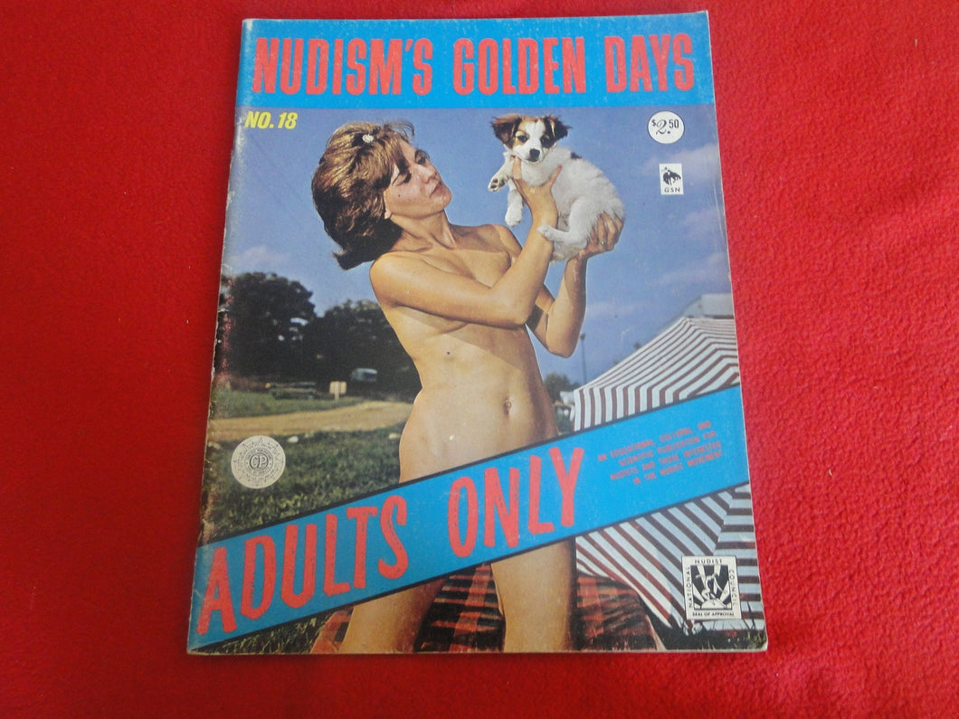 Vintage Nude Erotic Sexy Adult Magazine Nudism's Golden Days 1967      P84