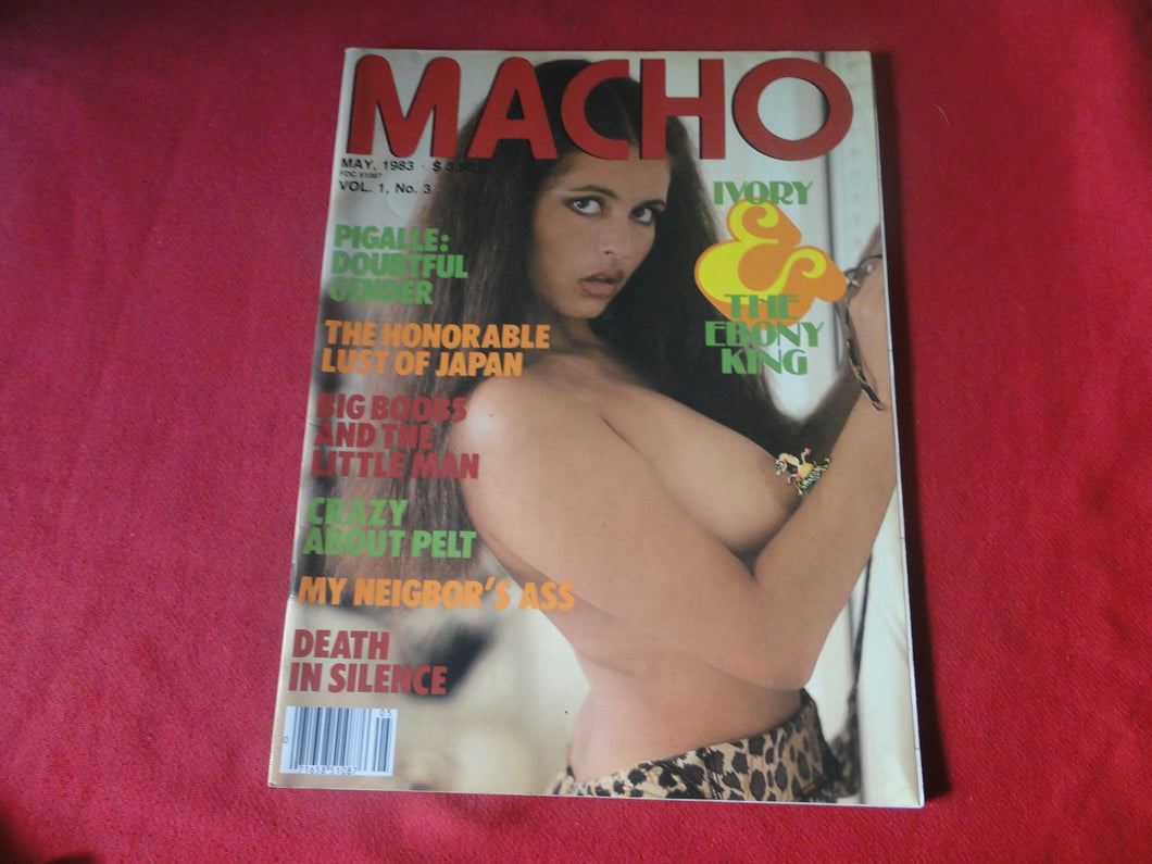 Vintage Nude Erotic Sexy Adult Magazine Macho May 1983           GM