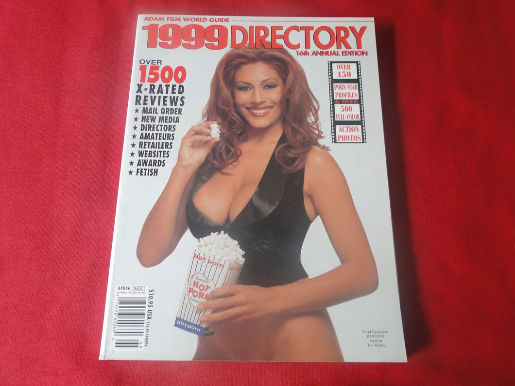 Vintage Nude Erotic Sexy Adult Magazine Adam Film World Guide 1999 Directory   JB29