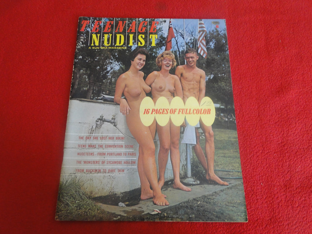 Vintage Nude Erotic Sexy Adult Magazine Teenage Nudist 1963    P84
