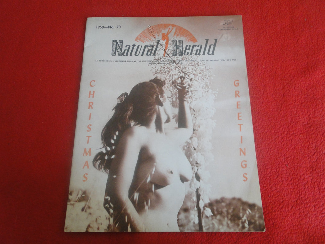 Vintage Nude Erotic Sexy Adult Magazine Natural Herald 1958                P84