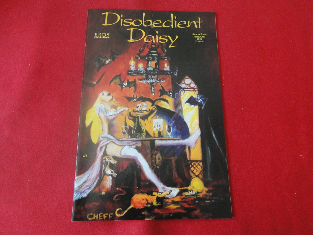 Vintage Nude Erotic Sexy Adult Comic Book Eros Comix Disobedient Daisy #3      P87