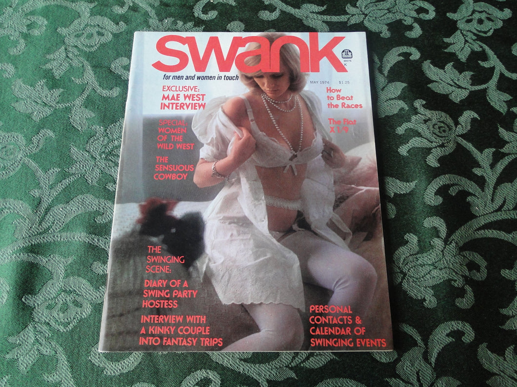 Vintage Nude Erotic Sexy Adult Magazine Swank May 1974           JB15