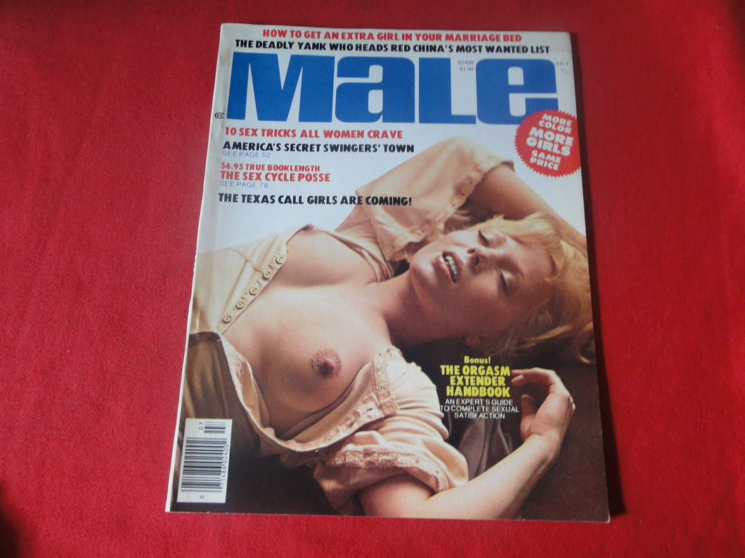 Vintage Nude Erotic Sexy Adult Magazine Male July 1976         GM