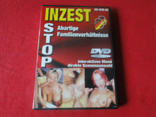Load image into Gallery viewer, Vintage Adult Porn XXX DVD Erotic Movie Inzest Stop German Kink      X18
