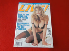 Load image into Gallery viewer, Vintage Nude Erotic Sexy Adult Magazine Live May 1992            JB7
