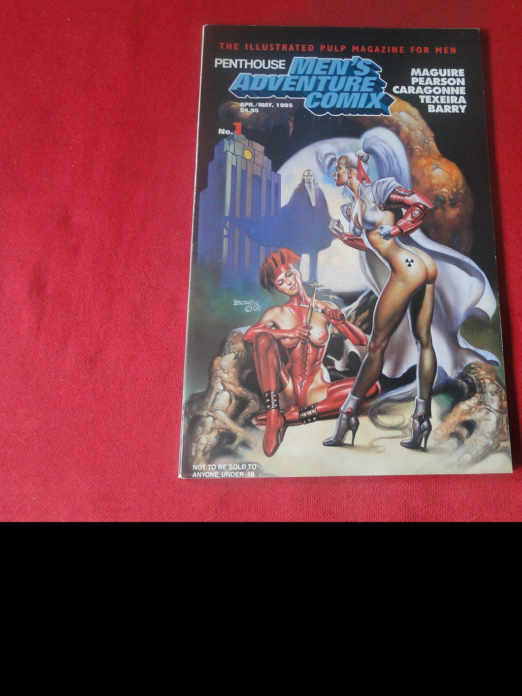Vintage Nude Erotic Sexy Adult Men's Comic Book Penthouse Men's Adventure Comic 1995 JB31