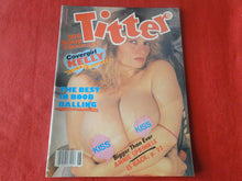 Load image into Gallery viewer, Vintage Nude Erotic Sexy Adult Magazine Titter April 1988       JB66
