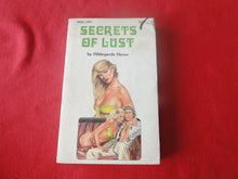 Load image into Gallery viewer, Vintage Erotic Adult Paperback Book/Novel Secrets of Lust 1981        HC1

