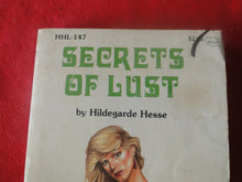 Load image into Gallery viewer, Vintage Erotic Adult Paperback Book/Novel Secrets of Lust 1981        HC1
