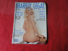 Load image into Gallery viewer, Vintage Nude Erotic Sexy Adult Magazine Barely February 1996          <
