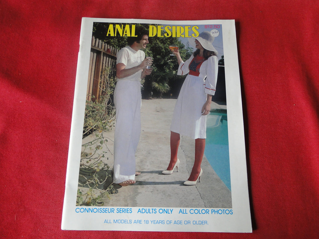 Vintage Nude Erotic Sexy Adult Magazine Anal Desires All Color         P85