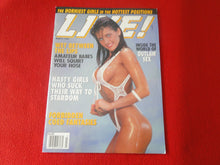 Load image into Gallery viewer, Vintage Nude Erotic Sexy Adult Magazine Live March 1992             JB64
