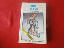 Load image into Gallery viewer, Vintage Erotic Adult Paperback Book/Novel Bill Ward Hot Flesh 1980      HC1
