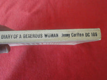 Load image into Gallery viewer, Vintage Erotic Adult Paperback Book/Novel Sweet Loving Diary of a Generous Woman   X33
