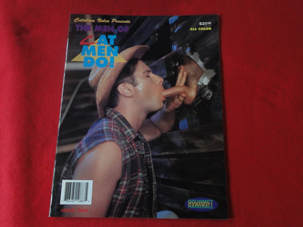 Vintage Adult Erotic Sexy Magazine Gay Interest All Color The Men of Cat Men Do   P92