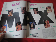 Load image into Gallery viewer, Vintage Nude Erotic Sexy Adult Magazine Max May 1986     HC4
