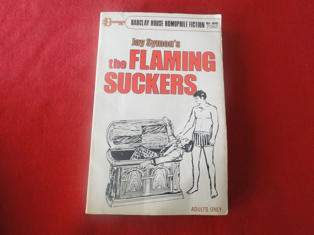 Vintage Erotic Adult Paperback Book/Novel Gay Interest The Flaming Suckers     X33