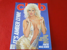 Load image into Gallery viewer, Vintage Nude Erotic Sexy Adult Magazine Club August 1986 Amber Lynn         JB64

