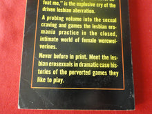 Load image into Gallery viewer, Vintage Erotic Adult Paperback Book/Novel Erotic Games Lesbians Play 1967       HC1
