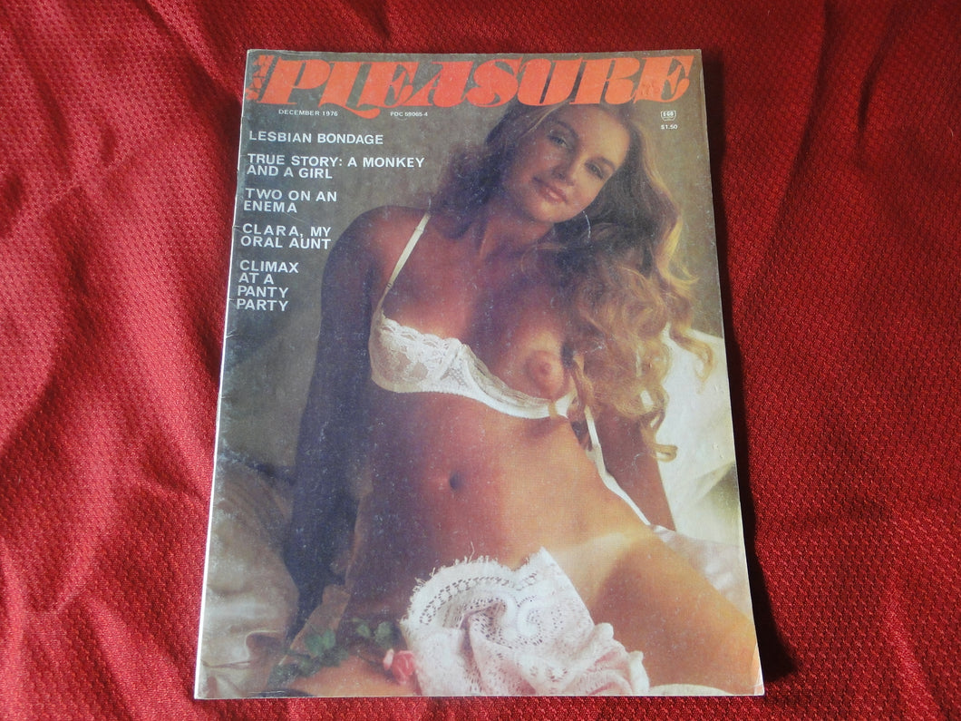Vintage Nude Erotic Sexy Adult Magazine Man's Pleasure December 1976     JB54